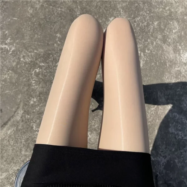 Sexy Women Stockings Oil Shiny Lingerie Elastic Hot Ultrathin Bling Tights Clubwear Female Glossy Pantyhose Clothing - Image 2